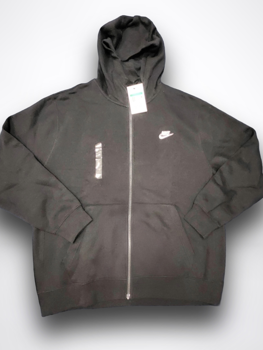 ✨ Brand New Nike Club Fleece Full-Zip Hoodie - Black XL ✨